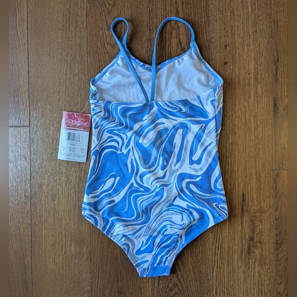 Kanu Surf Girls One Piece GiGi Style 1127 Blue Size 10 NWT - Picture 3 of 7